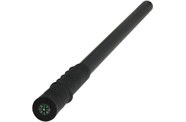 Image of Zubin Axe Shaft With Compass Zubin Axe Survival Staff, 54in Overall, Rubber Grip, Hickory Wood Construction, ZA-007BLK