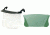   3M Peltor Clear Polycarbonate Multi Visor System and Peltor Replacement Visor Green Polycarbonate 