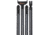 4 Stable Sticks Bush Essential Shooting Sticks, Dark Grey, BEB