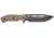 5.11 Tactical CFK7 Peacemaker Fixed Blade Knife, 7in, Drop Point, SCM 435 Blade, Kangaroo, 1 SZ, 51173-134-1 SZ