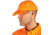 5.11 Tactical Foldable Uniform HVIS Hat - Unisex, Hi Vis Orange, 1 SZ, 89099-405-1 SZ