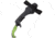 5.11 Tactical Kold Kukri Machete, 17in Overall, 10.88in Black Stonewash Aus-8 SS Sawback Blade, Green Synthetic Handle, Sheath, Black, 53033-999