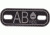 5IVE STAR GEAR Morale Patch,Blood Type AB Minus,Black/Grey 6633000