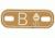 5IVE STAR GEAR Morale Patch,Blood Type B Minus,Coyote/Tan 6639000