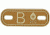5IVE STAR GEAR Morale Patch,Blood Type B Plus,Coyote/Tan 6638000