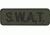 5IVE STAR GEAR Morale Patch,S.W.A.T.,6x2,Olive Drab/Black 6622000