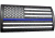 5ive Star Gear PVC Morale Patch, Slogans, US Flag Grey w/Blue Stripe 6781000