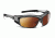 7 Eye Air Dam Rocker Sunglasses w/ Interchangeable Lens,Matte Silver Frame,SV Copper Module, SV Clear  Module,S-L 4954P2