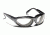 7 Eye Air Shield Diablo Sunglasses,SharpView Clear Lens,Charcoal Frame,M-L 170340