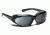 7 Eye Bora Sunglasses, Glossy Black Frame, 24 - 7 NXT 140517