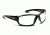7 Eye Signature Series Rake Sunglasses,SharpView Clear Lens,Glossy Black Frame,M-XL 910540