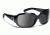 7 Eye 7eye Air Dam Sunglasses Mistral, Sharp View Clear Lens, Glossy Black Frame, S-M , Women 580540