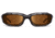 7Eye by Panoptix AirShield Sierra Sunglasses, RX Ready, Black Stripe Tortoise Frame, SharpView Copper Lens, S-L 346142
