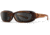 7Eye by Panoptix AirShield Sierra Sunglasses, RX Ready, Brown Stripe Tortoise Frame, SharpView Gray Lens, S-L 346241