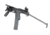 A3 Industries 10 B&amp;T USW Modular Vertical Foregrip, 100 Degrees, Picatinny, w/ Handstop, 2.75in HK Grooved Grip, Polymer Base, Black, VFG-174