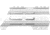 ABC RIFLE COMPANY American Built Custom Hybrid AR-15 M-LOK Handguard w/Finger Stop, 5in, White, HG15-CM-MLTC5-ABC-STW