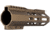 ABC RIFLE COMPANY Custom Hybrid Top Cut D-Front AR-10/DPMS LR-308 M-LOK Handguard, 7in, Bronze, HG10-CM-TCML7D-BB