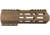 ABC RIFLE COMPANY Custom Hybrid Top Cut D-Front AR-10/DPMS LR-308 M-LOK Handguard, 7in, Bronze, HG10-CM-TCML7D-BB