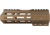 ABC RIFLE COMPANY Custom Hybrid Top Cut D-Front AR-10/DPMS LR-308 M-LOK Handguard, 7in, Bronze, HG10-CM-TCML7D-BB
