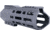 ABC RIFLE COMPANY Custom Hybrid Top Cut D-Front AR-10/DPMS LR-308 M-LOK Handguard, 7in, Sniper Grey, HG10-CM-TCML7D-SG