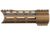 ABC RIFLE COMPANY Custom Hybrid Top Cut Super Slim AR-15 M-LOK Handguard, 7in, Bronze, HG15-CM-MLTC7-BB