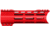 ABC RIFLE COMPANY Custom Hybrid Top Cut Super Slim AR-15 M-LOK Handguard, 7in, Red, HG15-CM-MLTC7-RD
