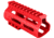 ABC RIFLE COMPANY Custom Slim AR-15 M-LOK Handguard, 4.5in, Red, HG15-CM-ML4D-RD