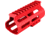 ABC RIFLE COMPANY Custom Slim AR-15 M-LOK Handguard, 4.5in, Red, HG15-CM-ML4D-RD