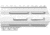 ABC RIFLE COMPANY Custom Slim AR-15 M-LOK Handguard, 4.5in, White, HG15-CM-ML4D-STW