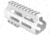 ABC RIFLE COMPANY Custom Slim AR-15 M-LOK Handguard, 4.5in, White, HG15-CM-ML4D-STW