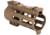 ABC RIFLE COMPANY Super Slim Free Float AR-15 M-LOK Handguard w/Handstop, 4in, Bronze, HG15-CM-ML4HSTP-BB