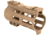 ABC RIFLE COMPANY Super Slim Free Float AR-15 M-LOK Handguard w/Handstop, 4in, Flat Dark Earth, HG15-CM-ML4HSTP-FDE