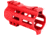 ABC RIFLE COMPANY Super Slim Free Float AR-15 M-LOK Handguard w/Handstop, 4in, Red, HG15-CM-ML4HSTP-RD