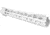 ABC RIFLE COMPANY Super Slim Free Float Hybrid Top Cut AR-15 M-LOK Handguard, 15in, Cerakote White, HG15-TC-ML15-STW