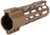 ABC RIFLE COMPANY Super Slim Free Float Hybrid Top Cut AR-15 M-LOK Handguard, 7in, Cerakote Bronze, HG15-TC-ML7-BB