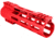 ABC RIFLE COMPANY Super Slim Free Float Hybrid Top Cut AR-15 M-LOK Handguard, 7in, Cerakote Red, HG15-TC-ML7-RD