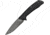 ABKT Tac Predator Linerlock Folding Knife, 4.75in Closed, 3.75in Black Stonewash D2 Tool Steel Drop Point, Black G10 Handle, Pocket Clip, AB026B