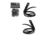 BlackHawk Accessory Straps w/Side Release Bk (Pkg. of 2)
