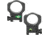 ACCU-TAC 30 Mm Scope Rings, Flat Black, Small HSR-300