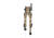 ACCU-TAC FDE BR-4 G2 Bipod, Arca, Tan, Small, TBRASQD-G204