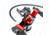 ACCU-TAC Hyb-500 Hydro Bipod, Picatinny, Cants, Remote Vert Adjust, Black/Red, Large, HYB-0500