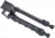 ACCU-TAC LR-10 G2 Arca Spec Bipod, Flat Black, LRAS-G210