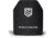 Ace Link Armor Level 3+ Ceramic Plate, Black, 10x12in, B-AP-3P-1012-ALU-SC