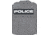 Ace Link Armor Police Patch, White On Black, B-TG-ID-POL-WH-BLK