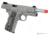 Action Sport Games Dan Wesson Licensed Full Metal 1911 Evike Exclusive VALOR Custom CO2 Powered Airsoft Gas Blowback Pistol, Silver/Black, 50139