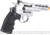 Action Sport Games Licensed Dan Wesson WG CO2 Full Metal High Power Airsoft 6mm Magnum Gas Revolver, Length 4in, Silver/Black, 50034