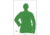 Action Target B-21E Economy 25 Yard Silhouette Target, Pack of 100, Green, B-21E-GREEN-100