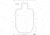 Action Target IPSC Paper Practice Target 100 Per Case, Black/Gray, 23in x 35in IPSC-P-100