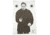 Action Target Tridents Concepts Tactical Target Version 6, Training Target, Black and White, 23 x 35, 100 Per Box