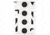 Action Target VTAC-P, Viking Tactics Double Sided Advanced Training Target, Marksmanship Side Has 4 SR-1C Bulls-Eye Target w/1 Square Sighting Grid, Silhouette Side w/Visible Skeleton, Black/White, 23x35, 100 Per Box